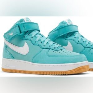 Nike👟Air Force 1 Mid 'Washed Teal' - DV2219-300 - Wmns Size: 8.5, EUC